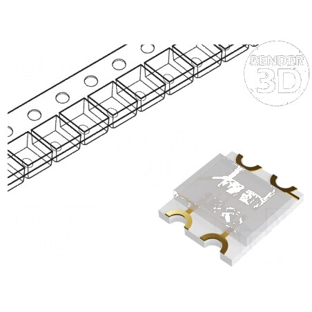 LED SMD 1206 verde/albastru/galben 3,2x2,7mm 20mA 140° | Electronic-mag.ro | Componente Electronice