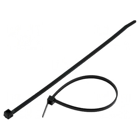 Colier de strângere poliamidă neagră 210mm 4,7mm 355N | Electronic-mag.ro | Componente Electronice
