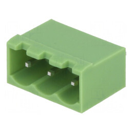 Regletă de conexiuni deconectabilă 5,08mm, 3 piste | Electronic-mag.ro | Componente Electronice