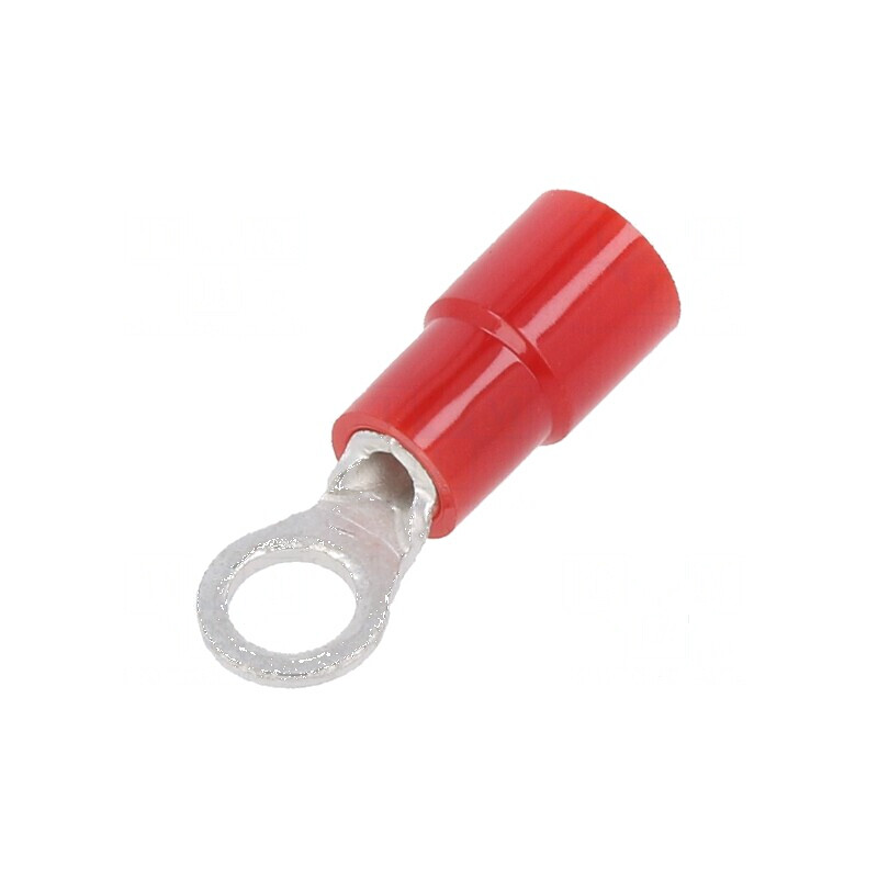 Vârf inelar M3,5 Ø3,7mm pentru cablu roșu 0,3-1,65mm2 crimpat | Electronic-mag.ro | Componente Electronice Vârf inelar M3,5 Ø3,7mm pentru cablu roșu 0,3-1,65mm2 crimpat | Electronic-mag.ro | Componente Electronice