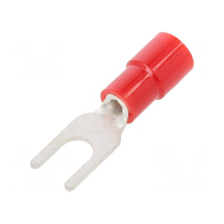 Furcă M3 Ø 3,2mm pentru cablu izolată 0,3÷1,65mm2 crimpat | Electronic-mag.ro | Componente Electronice