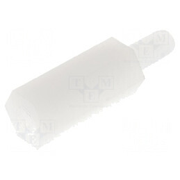 Piuliță Distanțieră Filetată Hexagonală Poliamidă M3 11mm | Electronic-mag.ro | Componente Electronice