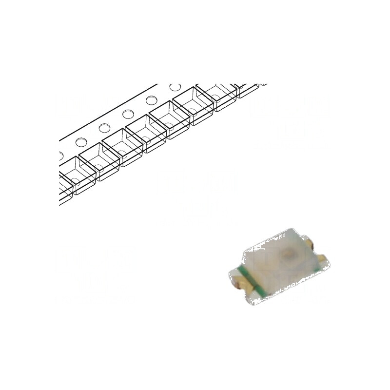 LED SMD 0603 verde 18-22mcd 2,1V 20mA 81mW | Electronic-mag.ro | Componente Electronice