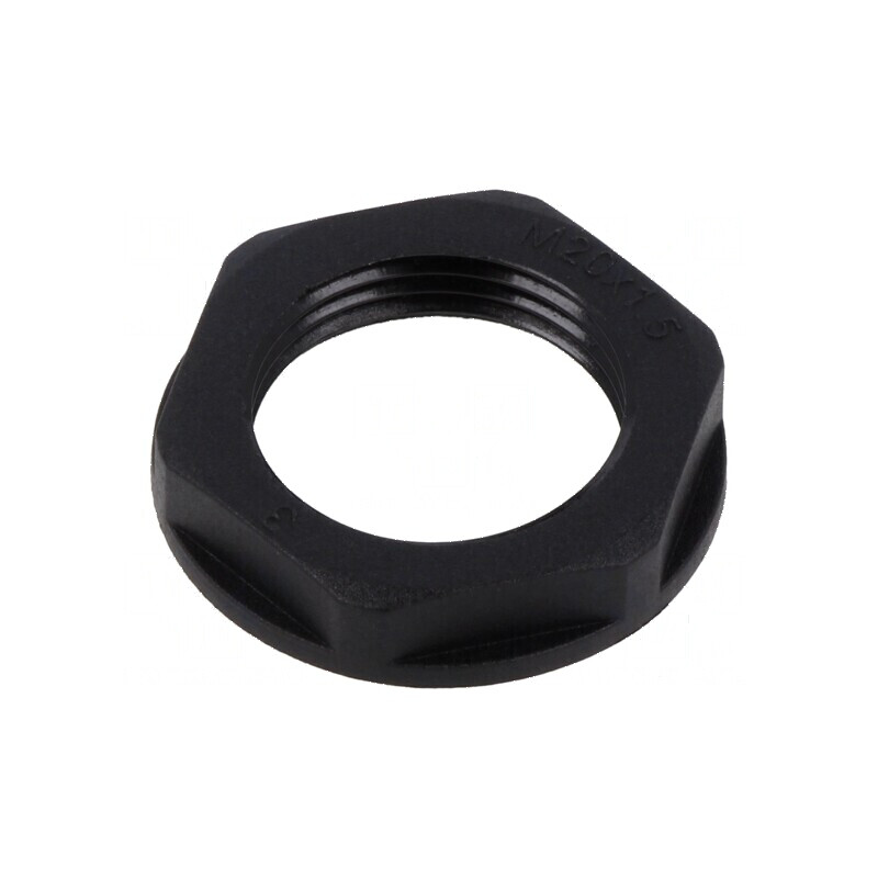 Piuliță M20 poliamidă 26mm neagră metrică 1,5 | Electronic-mag.ro | Componente Electronice Piuliță M20 poliamidă 26mm neagră metrică 1,5 | Electronic-mag.ro | Componente Electronice