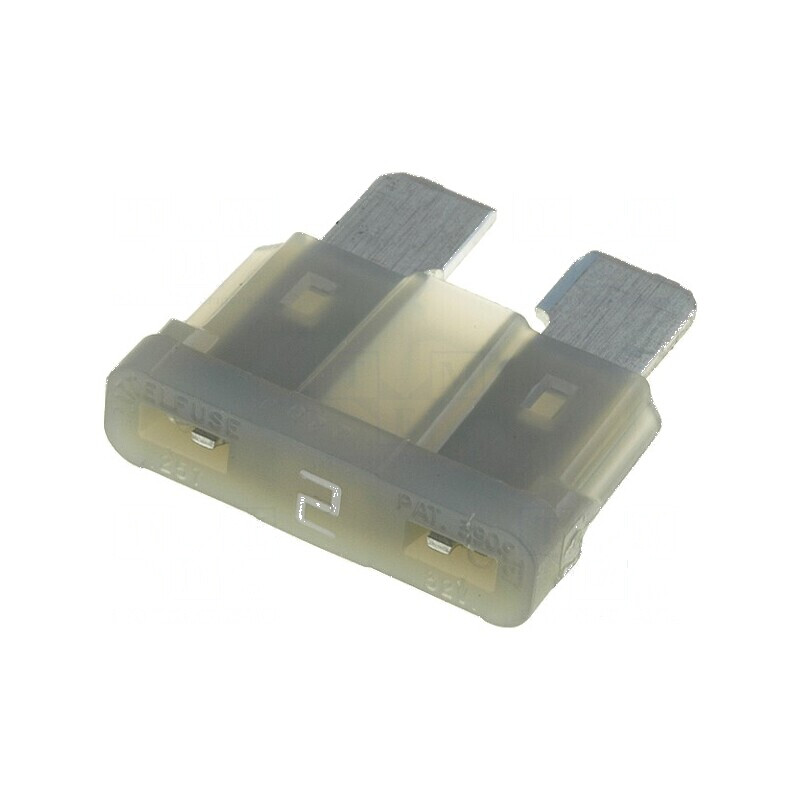Siguranţă auto 2A 32VDC 19mm ATOF | Electronic-mag.ro | Componente Electronice