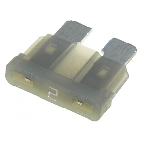 Siguranţă auto 2A 32VDC 19mm ATOF | Electronic-mag.ro | Componente Electronice