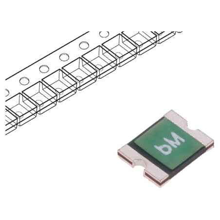 Siguranță polimerică PTC 500mA Imax 100A 0ZCH 1210 | Electronic-mag.ro | Componente Electronice