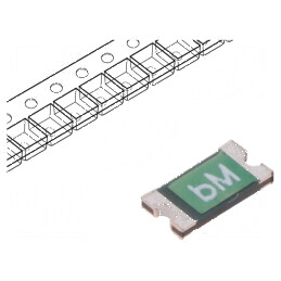 Siguranță polimerică PTC 500mA 100A 0ZCJ 1206 | Electronic-mag.ro | Componente Electronice