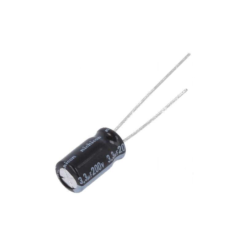 Condensator electrolitic THT 3,3uF 200VDC Ø6,3x11mm ±20% | Electronic-mag.ro | Componente Electronice Condensator electrolitic THT 3,3uF 200VDC Ø6,3x11mm ±20% | Electronic-mag.ro | Componente Electronice