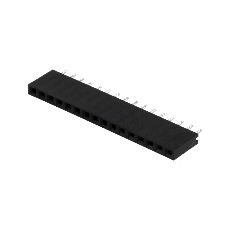 Conector şiruri pini soclu mamă 16 pini 2,54mm THT 1x16 | Electronic-mag.ro | Componente Electronice