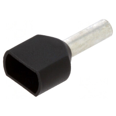 Vârf izolată dublă cupru 1,5mm² 8mm cositorit | Electronic-mag.ro | Componente Electronice