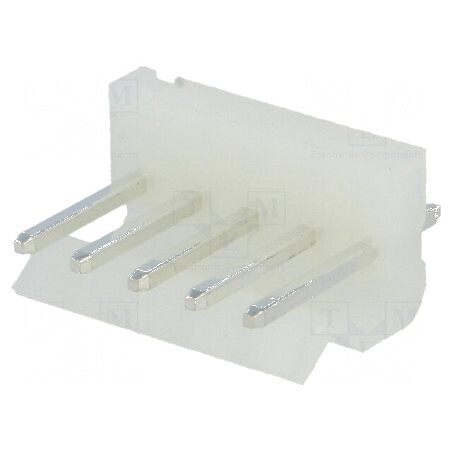 Conector cablu-placă soclu tată 3,96mm PIN 5 THT 250V 7A | Electronic-mag.ro | Componente Electronice