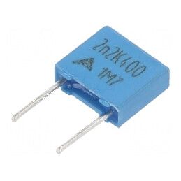 Condensator poliester 2,2nF 200VAC 400VDC 5mm ±10% THT | Electronic-mag.ro | Componente Electronice