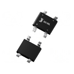 Punte redresoare monofazată 800V 1A 45A SO-DIL SMT | Electronic-mag.ro | Componente Electronice