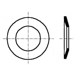 Şaibă conică M5 D12mm h1mm oțel inoxidabil A2 | Electronic-mag.ro | Componente Electronice