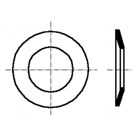 Şaibă conică M5 D12mm h1mm oțel inoxidabil A2 | Electronic-mag.ro | Componente Electronice
