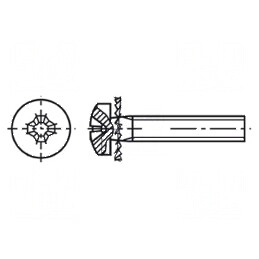 Şurub M3x8 Cap Rotund Phillips PH1 Oţel Zincat | Electronic-mag.ro | Componente Electronice