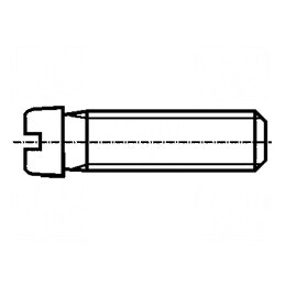 Şurub M4x12mm cu cap rotund crestat, oţel zincat | Electronic-mag.ro | Componente Electronice