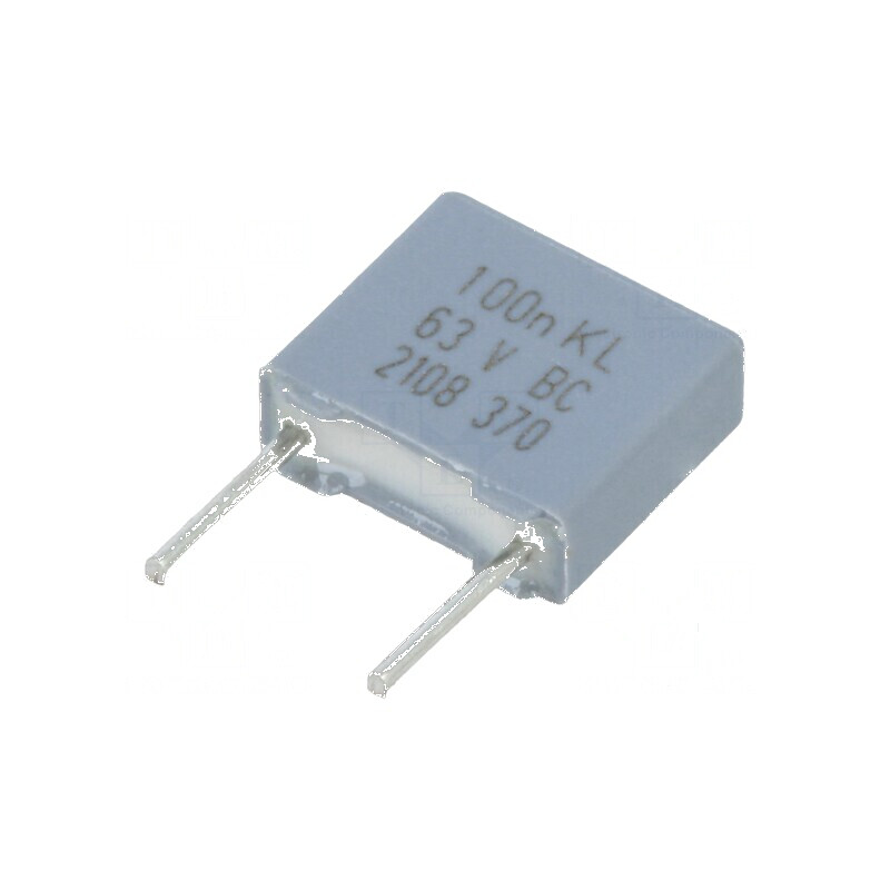 Condensator poliester 100nF 40VAC 63VDC 5mm ±10% -55÷85°C | Electronic-mag.ro | Componente Electronice