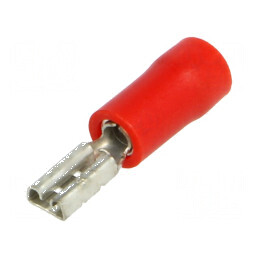 Terminal plat 2,8mm 0,5mm mamă pentru cablu 0,25-1,5mm2 crimpat | Electronic-mag.ro | Componente Electronice