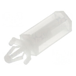 Distanțier PCB 19,1mm Diametru orificiu montare 4mm Natural | Electronic-mag.ro | Componente Electronice