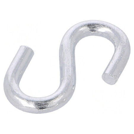 Zăvor de completare tip S din oțel zincat 4mm | Electronic-mag.ro | Componente Electronice