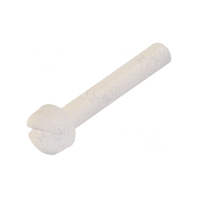 Şurub M2,5x16mm Cap Rotund Creset Poliamidă 0,45g | Electronic-mag.ro | Componente Electronice