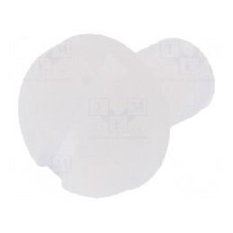 Şurub M3x5mm cu cap rotund crestat din poliamidă | Electronic-mag.ro | Componente Electronice