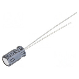 Condensator electrolitic THT 4,7uF 50V Ø4x7mm 1,5mm | Electronic-mag.ro | Componente Electronice