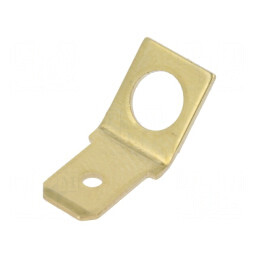 Terminal plat 6,3mm 0,8mm tată M5 alamă | Electronic-mag.ro | Componente Electronice