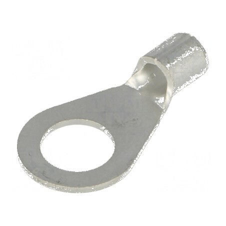 Vârf inelar M6 2,5-6mm² crimpat cablu neizolat cositorit | Electronic-mag.ro | Componente Electronice