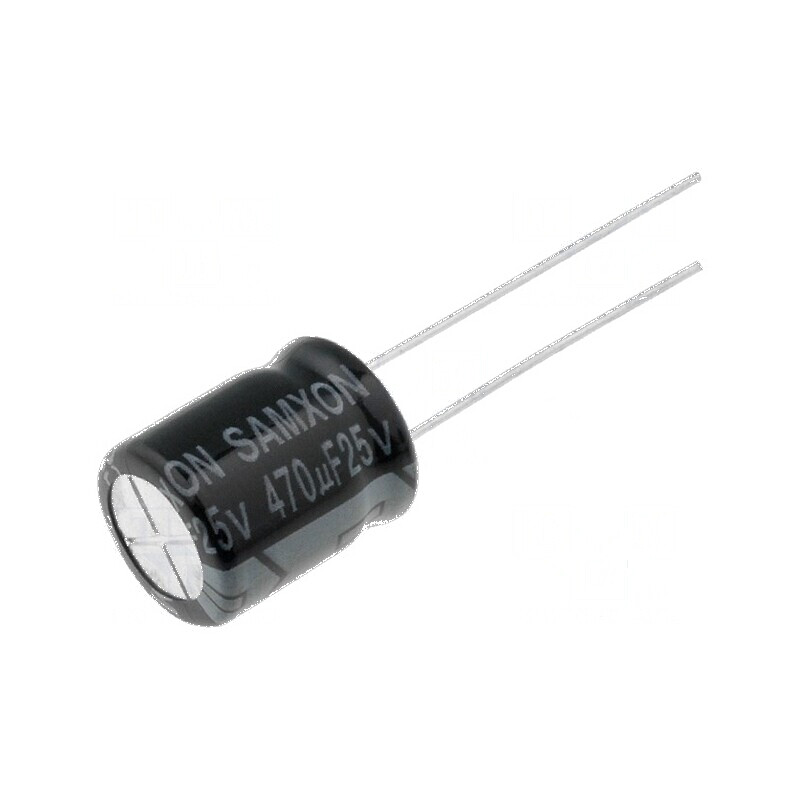 Condensator electrolitic THT 470uF 25V DC Ø10x12,5mm ±20% | Electronic-mag.ro | Componente Electronice Condensator electrolitic THT 470uF 25V DC Ø10x12,5mm ±20% | Electronic-mag.ro | Componente Electronice
