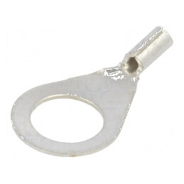 Vârf inelar M6 pentru cablu cupru 0,5÷1mm² crimpat cositorit | Electronic-mag.ro | Componente Electronice