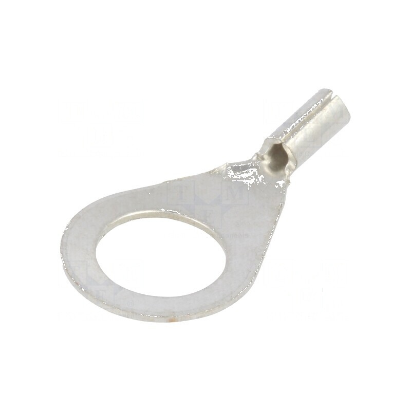 Vârf inelar M6 pentru cablu cupru 0,5÷1mm² crimpat cositorit | Electronic-mag.ro | Componente Electronice