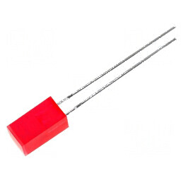 LED roșie pătrată 5x5mm 20mA 110° 3÷8mcd | Electronic-mag.ro | Componente Electronice