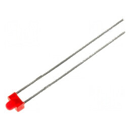 LED 1,8mm roșie 8-15mcd 70° convex | Electronic-mag.ro | Componente Electronice