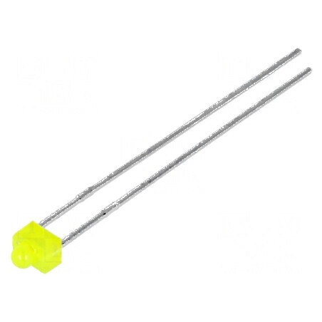 LED galben 1,8mm 5÷8mcd 70° convex | Electronic-mag.ro | Componente Electronice