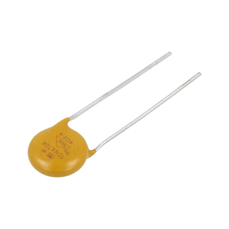 Varistor oxid de zinc 30VAC 38VDC 47V 500A 6J 50mW ±10% | Electronic-mag.ro | Componente Electronice Varistor oxid de zinc 30VAC 38VDC 47V 500A 6J 50mW ±10% | Electronic-mag.ro | Componente Electronice