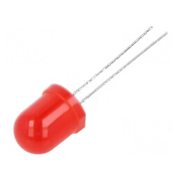 LED 10mm roșie 1500-2000mcd 45° 2 1,9-2,3VDC 60mW | Electronic-mag.ro | Componente Electronice