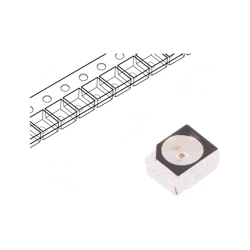 LED SMD 3528 PLCC2 roșie 710-1400mcd 3.5x2.8x1.9mm 120° 20mA | Electronic-mag.ro | Componente Electronice LED SMD 3528 PLCC2 roșie 710-1400mcd 3.5x2.8x1.9mm 120° 20mA | Electronic-mag.ro | Componente Electronice