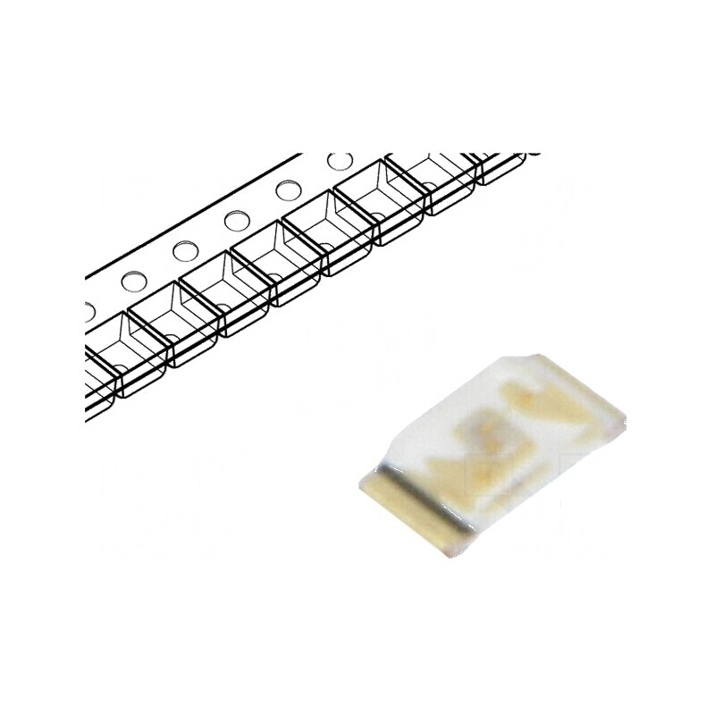 LED SMD 0603 Verde 71-450mcd 1,6x0,8x0,3mm 130° 2,8-3,6V | Electronic-mag.ro | Componente Electronice