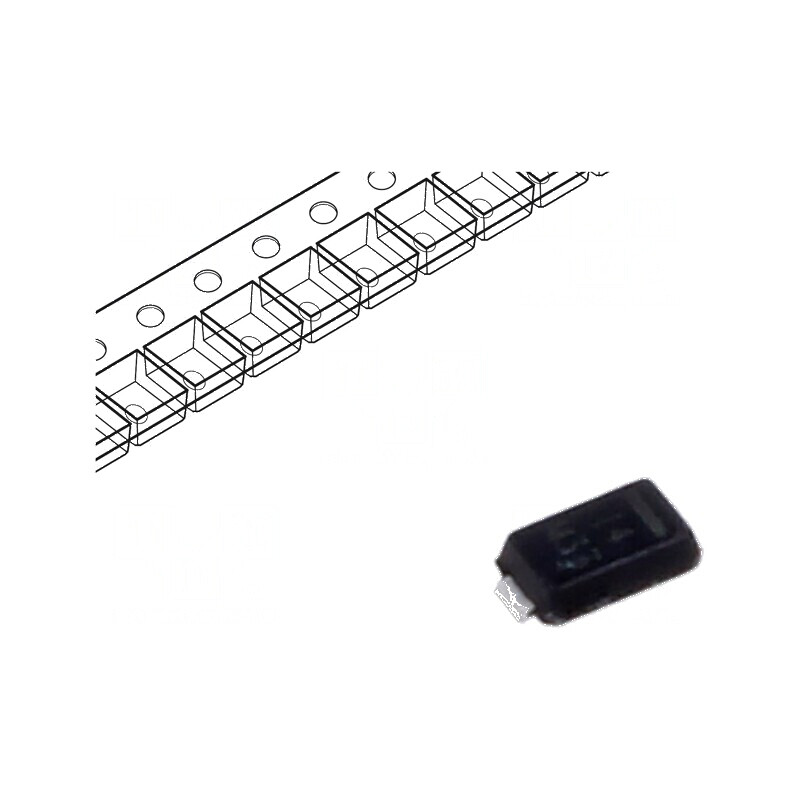 Diodă Schottky SMD 40V 1A DO219AD pentru redresoare - rolă, bandă | Electronic-mag.ro | Componente Electronice