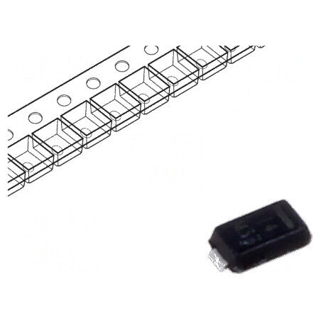 Diodă Schottky SMD 40V 1A DO219AD pentru redresoare - rolă, bandă | Electronic-mag.ro | Componente Electronice
