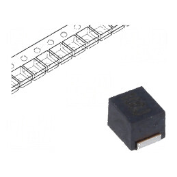 Inductor ferită SMD 1008 10uH 155mA 3,5Ω Q25 ftest 2,52MHz | Electronic-mag.ro | Componente Electronice