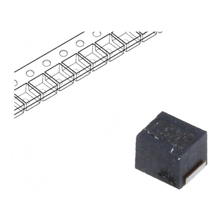 Inductor ferită SMD 1008 6,8uH 165mA 2,7Ω Q25 7,96MHz | Electronic-mag.ro | Componente Electronice