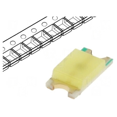 LED SMD 1206 Alb Rece 460-700mcd 120° 20mA 3-3,2VDC | Electronic-mag.ro | Componente Electronice
