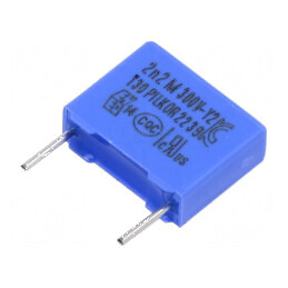 Condensator polipropilenă Y2 2,2nF THT ±20% 10mm 300V | Electronic-mag.ro | Componente Electronice