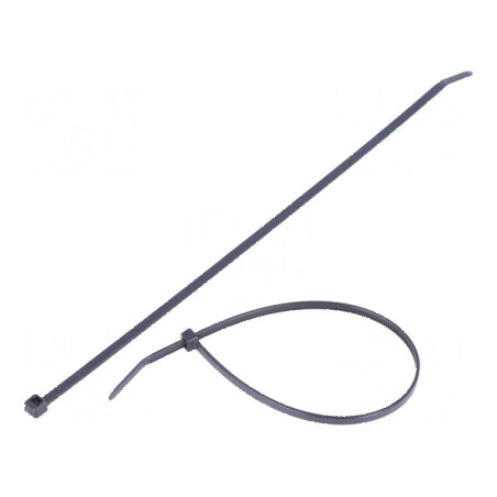 Colier strângere poliamidă 178N 246mm negru | Electronic-mag.ro | Componente Electronice
