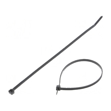 Colier de strângere poliamidă negru L: 203mm W: 3,6mm 178N | Electronic-mag.ro | Componente Electronice