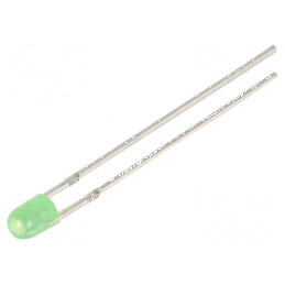 LED 3mm verde 500-750mcd 120° convex -30-85°C | Electronic-mag.ro | Componente Electronice